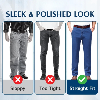 Herren Straight Fit Stretch Jeans