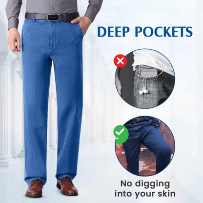 Herren Straight Fit Stretch Jeans