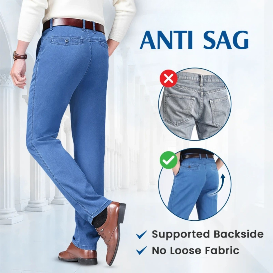 Herren Straight Fit Stretch Jeans