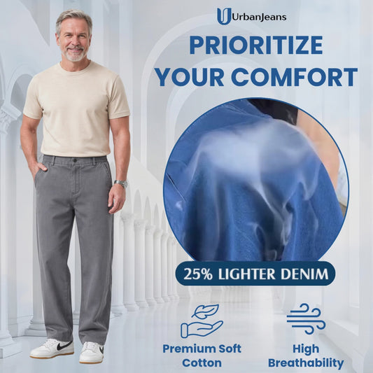 Herren Straight Fit Stretch Jeans